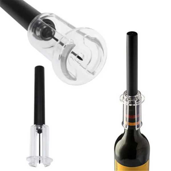 Fashion Red Wine Opener Air Pressure Cork Popper Bottle Pumps Corks