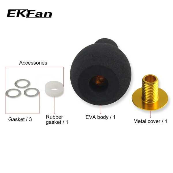 Ekfan-evaフィッシングリール ハンドルノブ フィッシングアクセサリー ベイトキャスティング スピニングリール ベアリング用パーツ7*4*2.5mm 1個｜arucusshop｜03