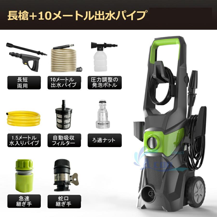 高圧洗浄機 水道直結 自吸両用 業務用 1800W 17MPa 50Hz/60Hz 高圧 