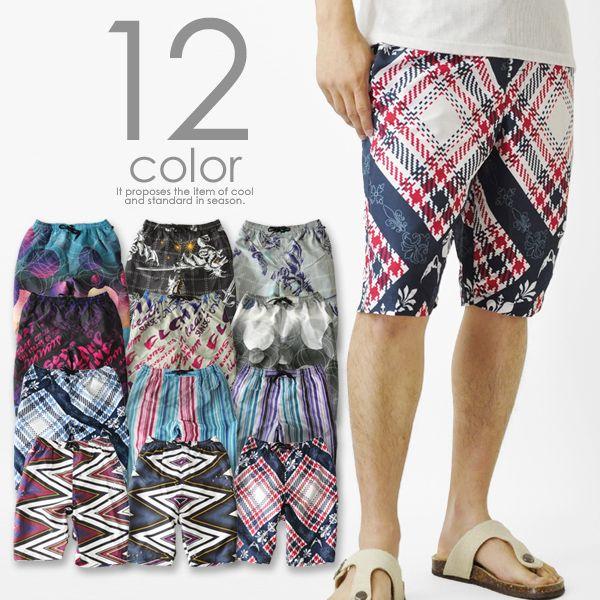 サーフパンツ ランキングtop10 メンズ 海パン セール メッシュ裏地付 総柄