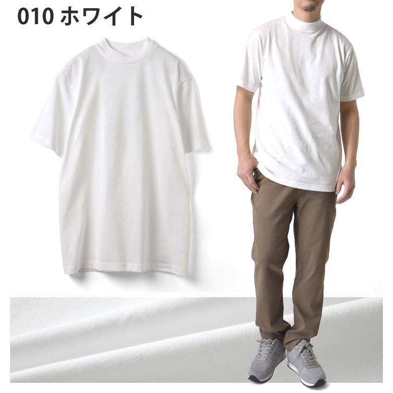 Hanes ヘインズ 半袖Tシャツ モックネック 綿100％ USAコットン 丸胴編み セール｜aruge｜11