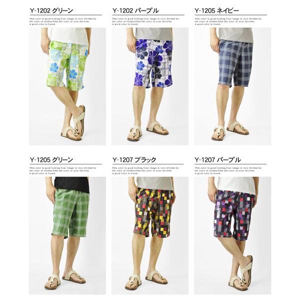 サーフパンツ メンズ  海パン リゾート柄 スイム 裏メッシュ付 セール 爆買 | ARUGE | 02