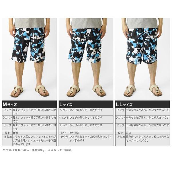 サーフパンツ メンズ  海パン リゾート柄 スイム 裏メッシュ付 セール 爆買 | ARUGE | 04