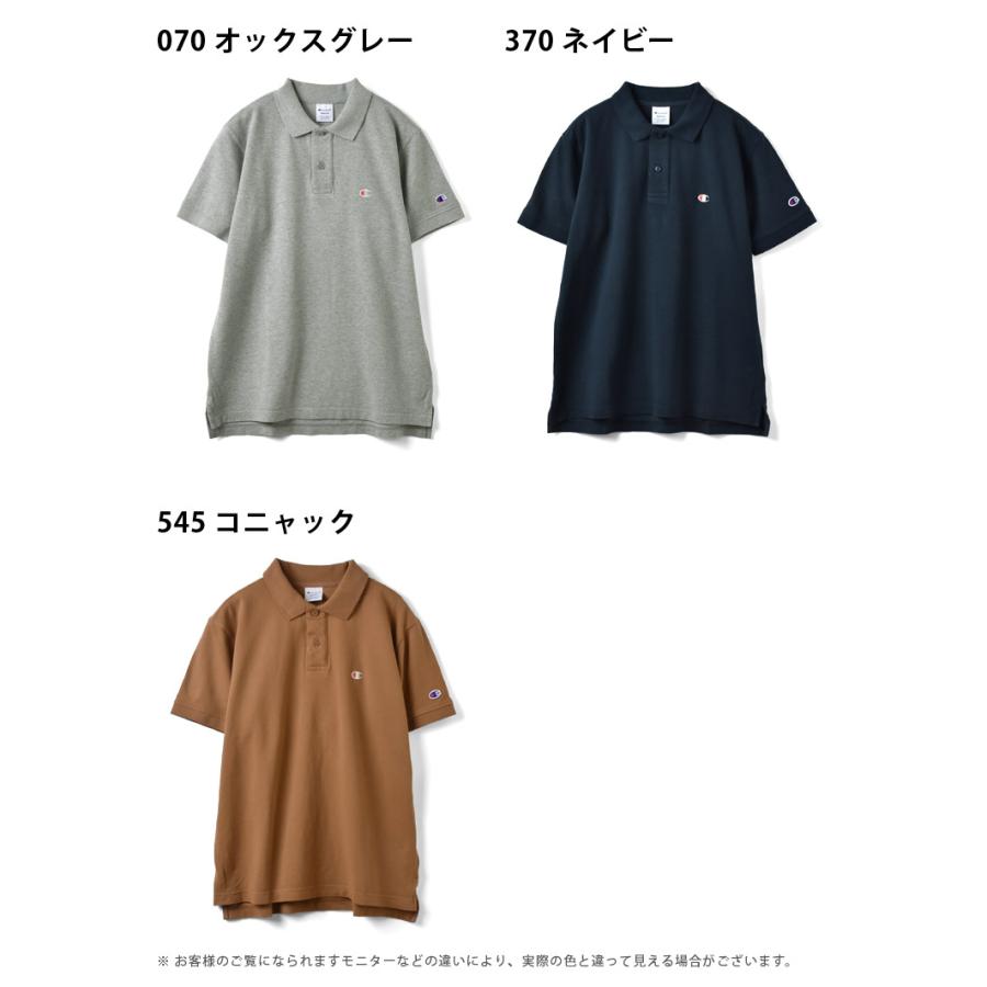 Champion チャンピオン ポロシャツ 半袖 鹿の子 ワンポイント Champion チャンピオン ポロシャツ 半袖 鹿の子 ワンポイント