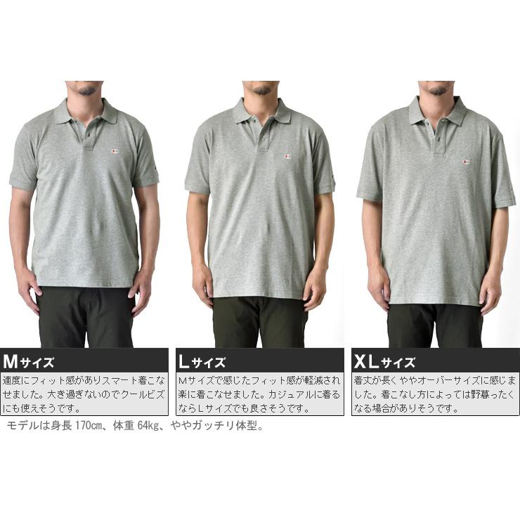 Champion チャンピオン ポロシャツ 半袖 鹿の子 ワンポイント Champion チャンピオン ポロシャツ 半袖 鹿の子 ワンポイント