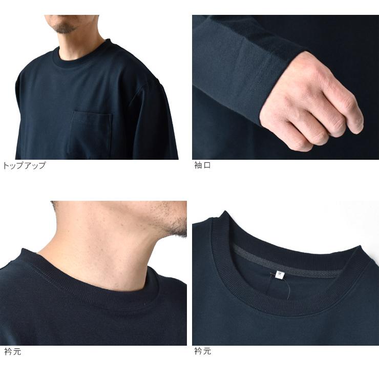 ARUGE（アルージェ） カットデニム クルーネック 厚手 ロンT 長袖T