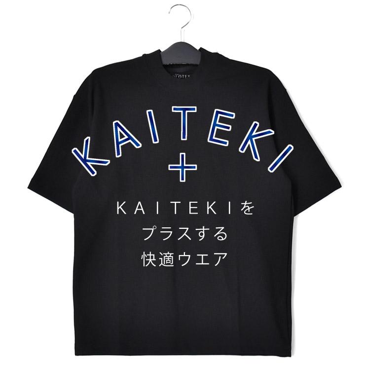 ARUGE（アルージェ） モックネック Tシャツ メンズ 半袖 きれいめ オニ