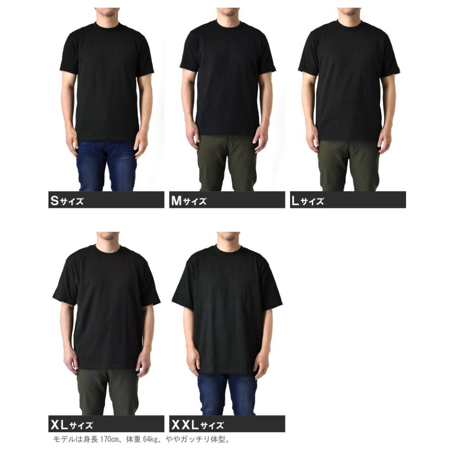 Hanes（ヘインズ） Hanes KURO メンズ 半袖Tシャツ 7.0オンス クロ 黒