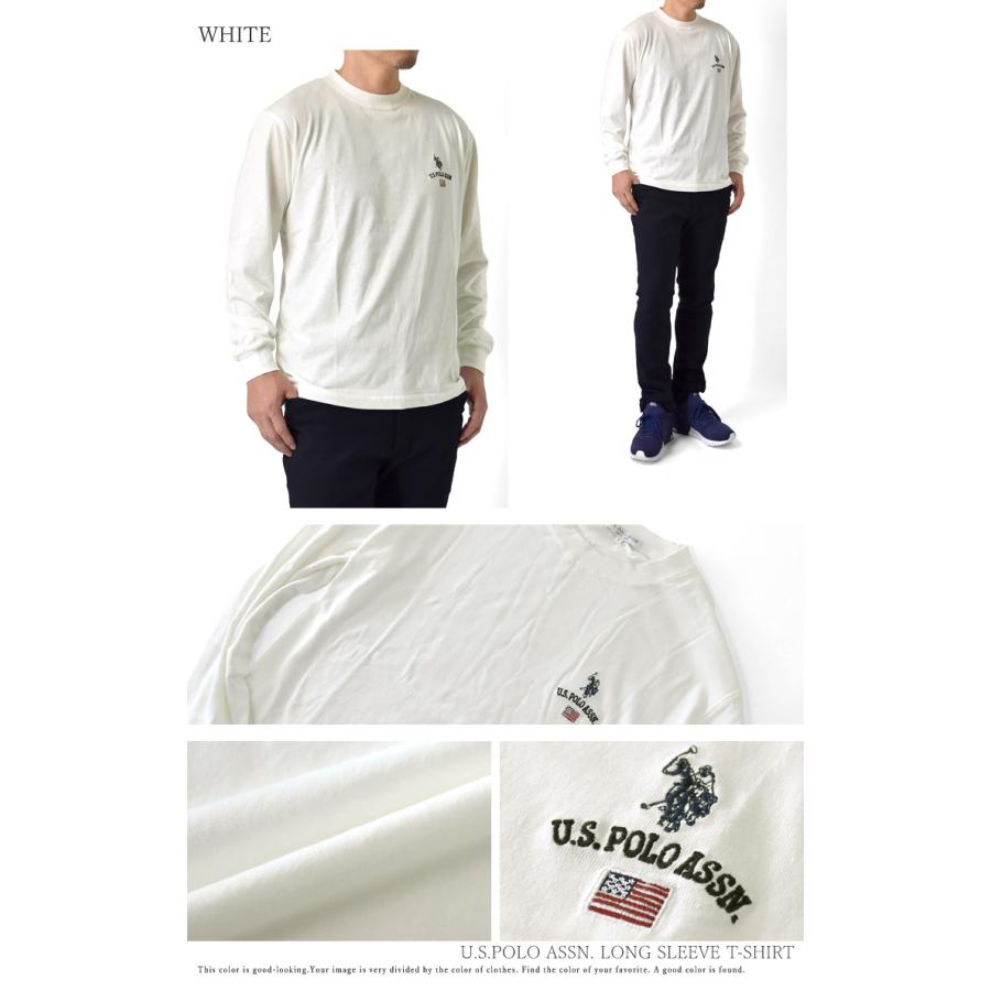 長袖Tシャツ ロンT U.S.POLO ASSN.メンズ USポロ 綿 セール｜aruge｜13