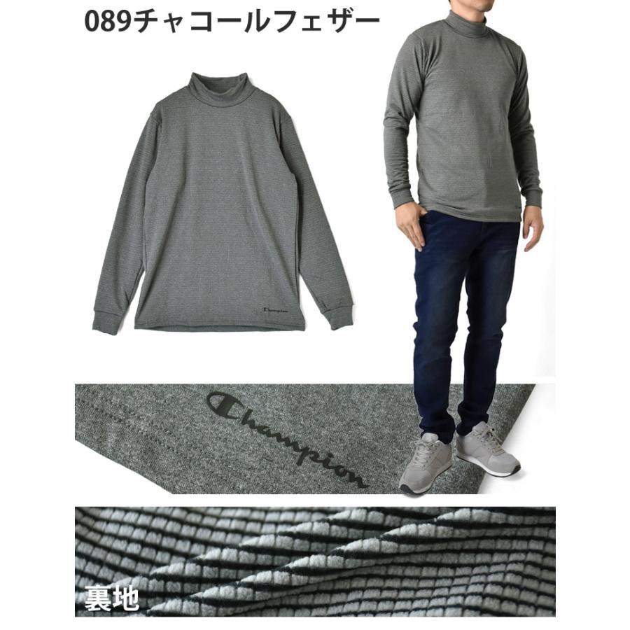 Champion（チャンピオン） 長袖Tシャツ メンズ ロンT 裏フリース