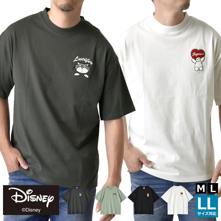 Disney（ディズニー） ベイマックス 半袖Tシャツ メンズ ルシファー
