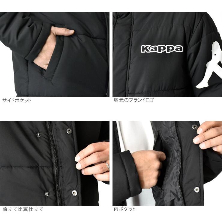 Kappa（カッパ） メンズ ベンチコート 屋外観戦 部活 冬 防寒 中綿