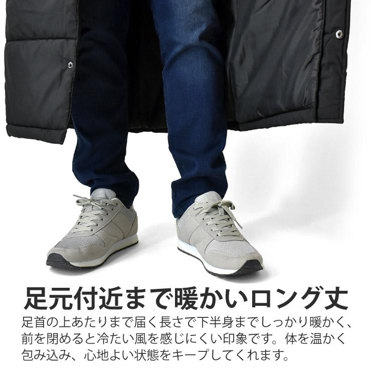 kappa カッパ メンズ ベンチコート 屋外観戦 部活 冬 防寒 中綿 ロング丈 スポーツ観戦 暖かい セール 爆買_6