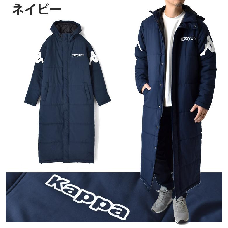 Kappa（カッパ） メンズ ベンチコート 屋外観戦 部活 冬 防寒 中綿