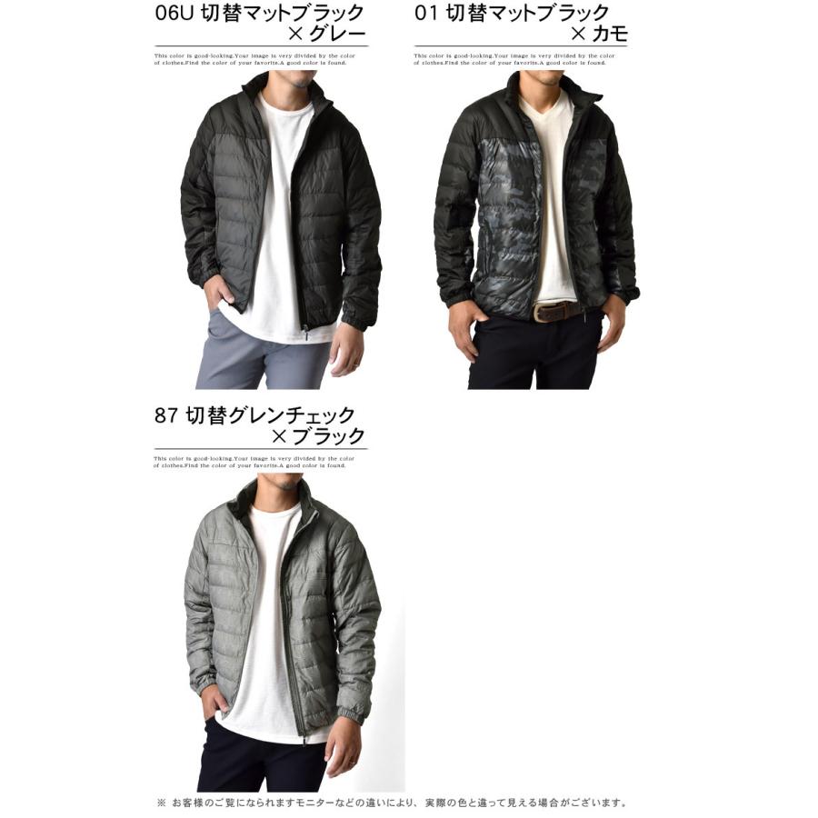 ARUGE ダウンジャケット メンズ アウター ライトダウン コート ARUGE ダウンジャケット メンズ アウター ライトダウン コート