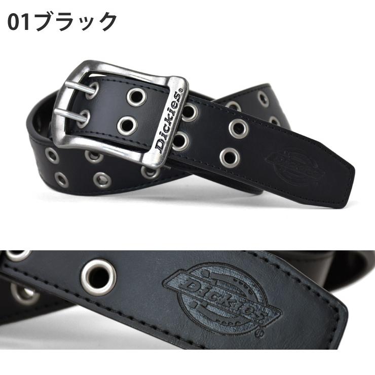 Dickies（ディッキーズ） Dickies PUレザーベルト ダブルホール ハトメ