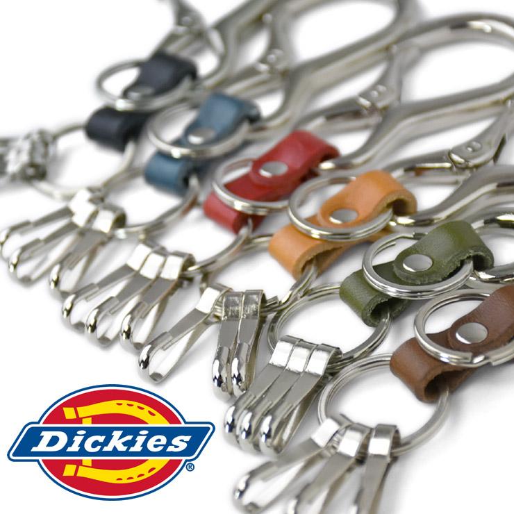Dickies（ディッキーズ） キーホルダー カラビナ バイク 車 合金 牛革