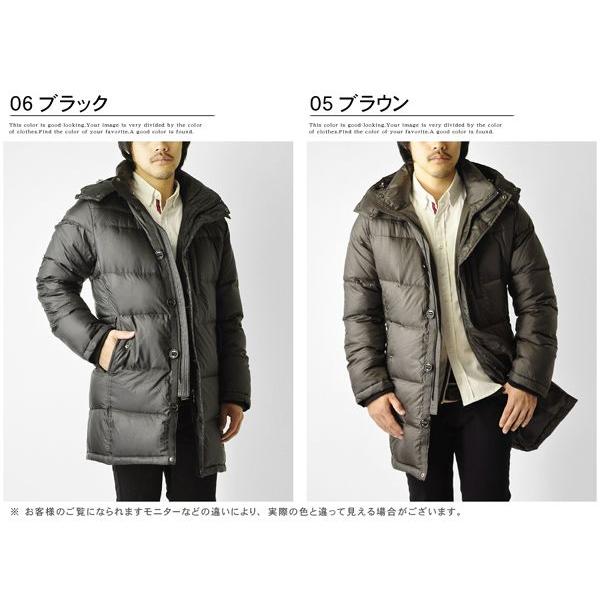 ARUGE（アルージェ） ダウンコート ベンチコート メンズ ハーフ丈