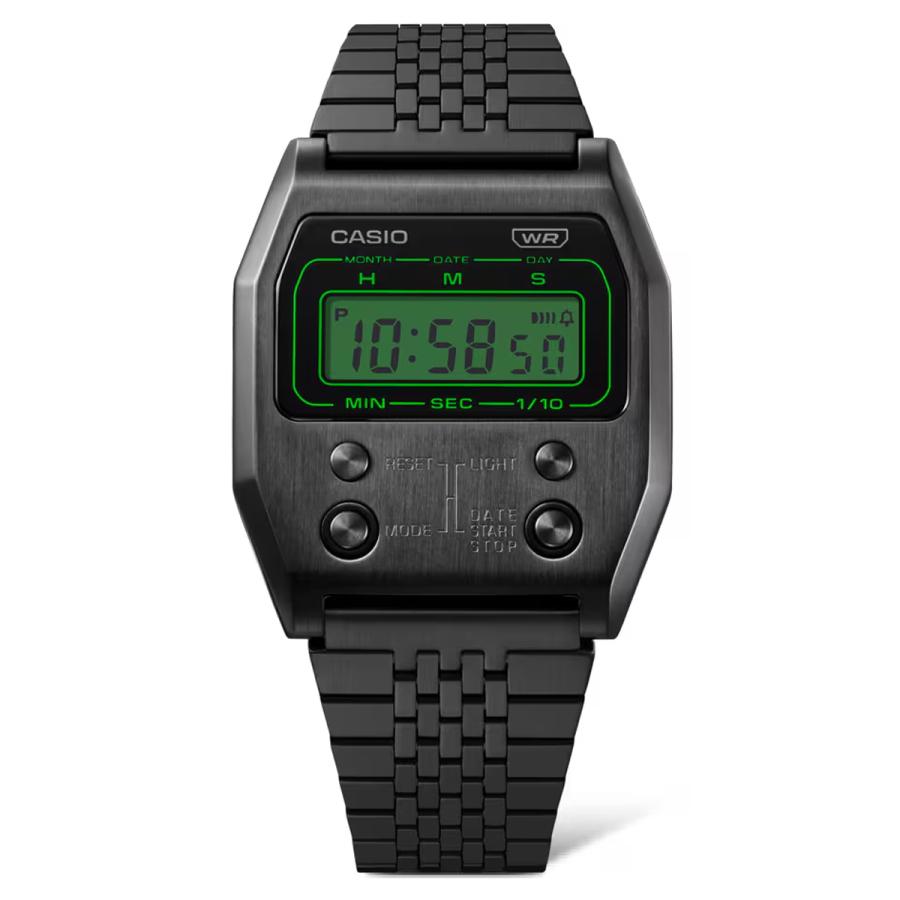 CASIO A1100デジタル腕時計 ブラック チープカシオ スタンダード（CASIO） A1100B-1 CASIO カシオ クラシック 高級感