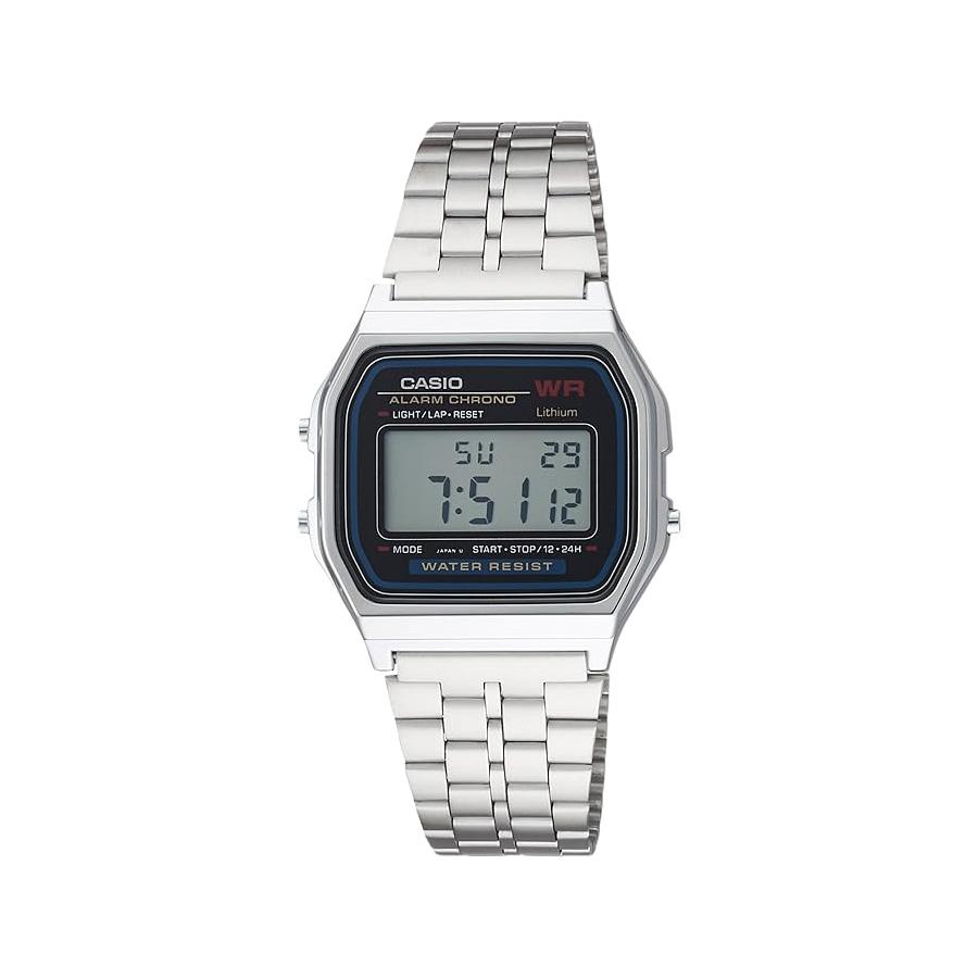 CASIO カシオ スタンダード A159WA-N1 腕時計 メンズ レディース チープカシオ チプカシ デジタル ブラック 黒 シルバー | スタンダード（CASIO） | 01