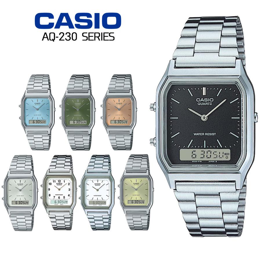 チプカシ カシオ CASIO スタンダード AQ-230A-1D メンズ レディース 腕時計 クオーツ チープカシオ | CASIO
