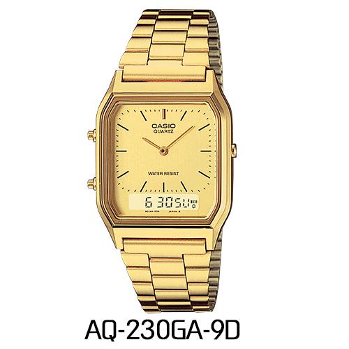 CASIO カシオ スタンダード 腕時計 メンズ レディース キッズ チープカシオ チプカシ アナデジ AQ-230GG | スタンダード デジタル | 09