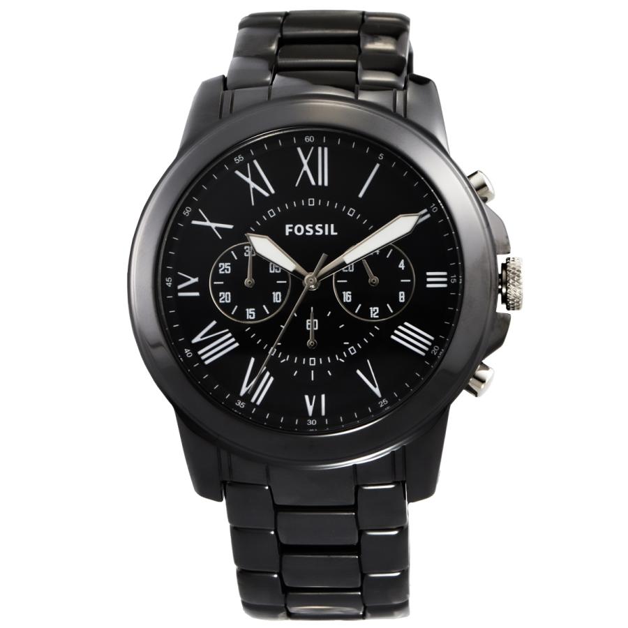 フォッシル 時計 腕時計 メンズ グラント ムーブメント ブラックダイヤルウォッチ セラミック Ce5021 Fossil Ce5021 セレクトショップ Number11 通販 Yahoo ショッピング