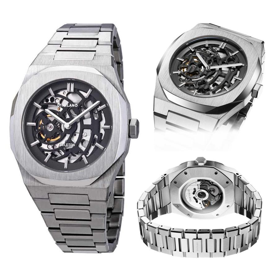 D1ミラノ 時計 メンズ D1MILANO 自動巻 オートマチック スケルトン