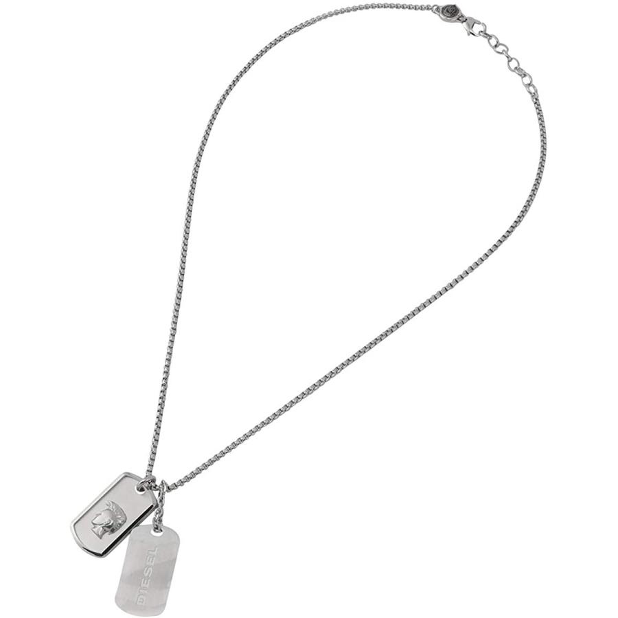 ディーゼル DIESEL メンズ ネックレス dx1210040 ドッグタグ ブランド