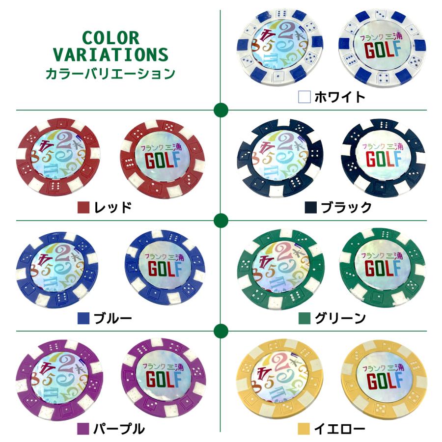 フランク三浦 ゴルフ マーカー ゴルフマーカー コンペ 景品 ラウンド