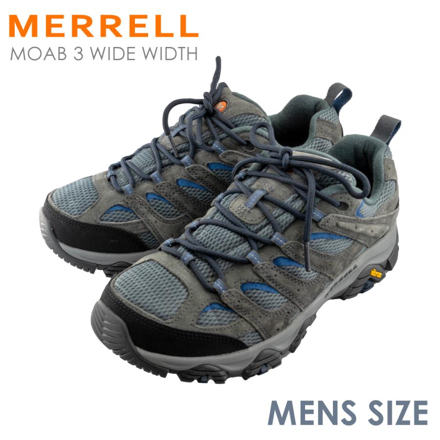 MERRELL メレル モアブ3 ワイド メンズ シューズ グラニット MOAB 3 