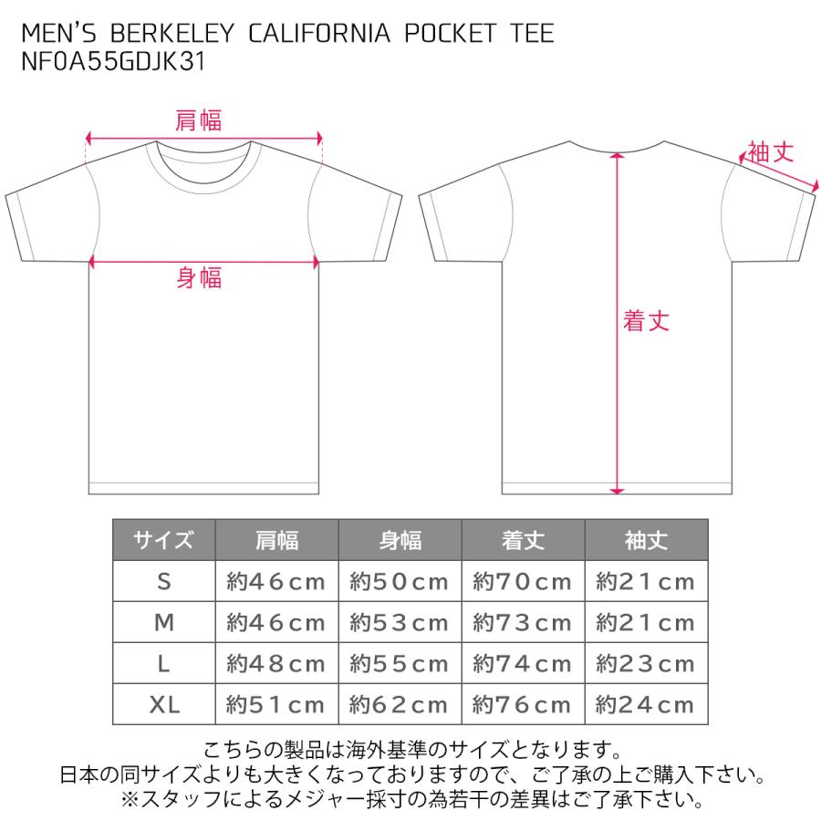 THE NORTH FACE ノースフェイス 海外モデル メンズ Tシャツ ブラック Berkeley California トップス クルーネック レディース 安い 黒｜aruim｜06