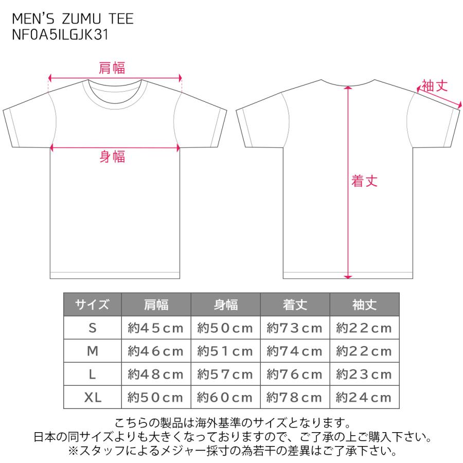 THE NORTH FACE ノースフェイス 海外モデル ズム Tシャツ メンズ トップス ブラック メンズ Zumu Tee 黒｜aruim｜06