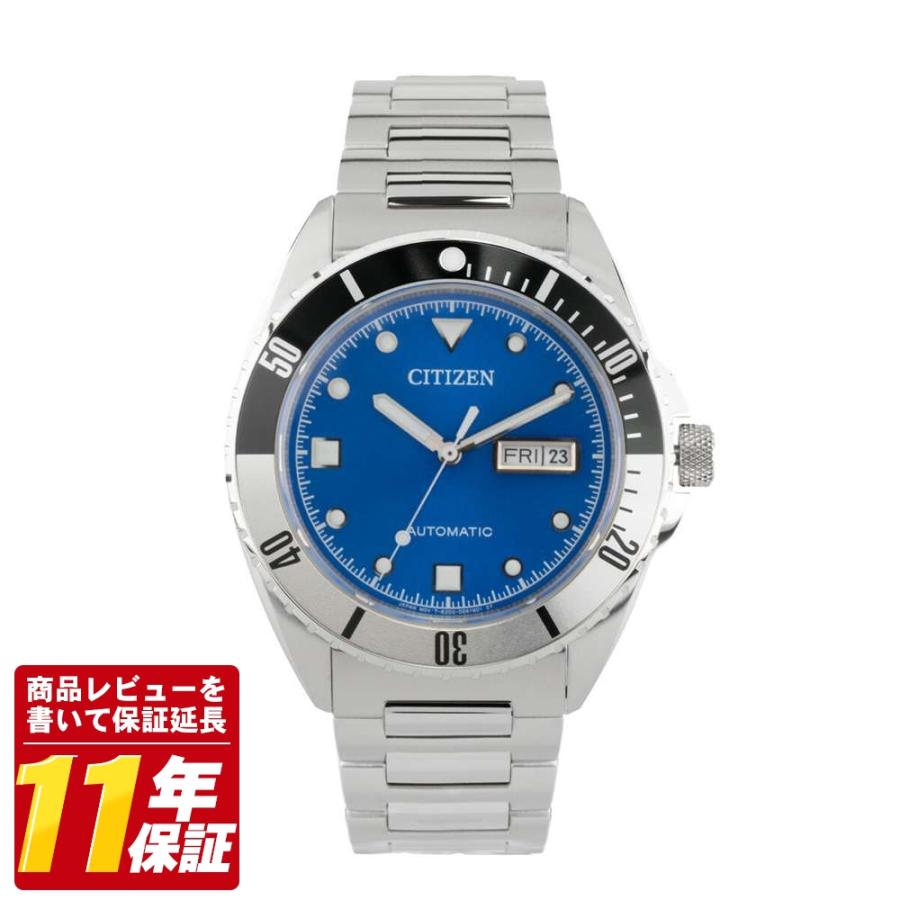 日本未発売モデル シチズン 時計 メンズ 腕時計 メンズ 自動巻き 機械式 スポーツ ブラック 100M防水 NH7530-52M | CITIZEN