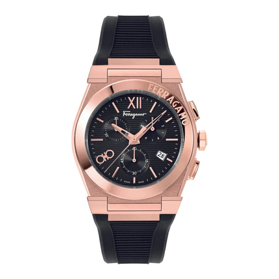SalvatoreFerragamo サルヴァトーレ フェラガモ メンズ 腕時計 sfmr00222 ブラック ローズ クロノグラフ ブランド