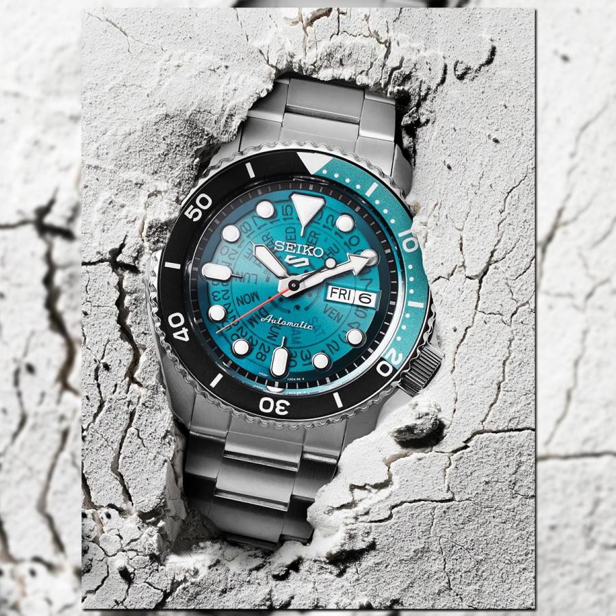 【美品】SEIKO 5スポーツ 自動巻き 100m防水 Seiko 5 Sports SEIKO セイコー5スポーツ SRPJ45K1 海外モデル