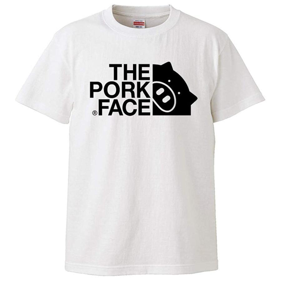 THE PORK FACE ポークフェイス Tシャツ メンズ レディース ブラック ホワイト ネイビー ポーク フェイス ブランド｜aruim｜02