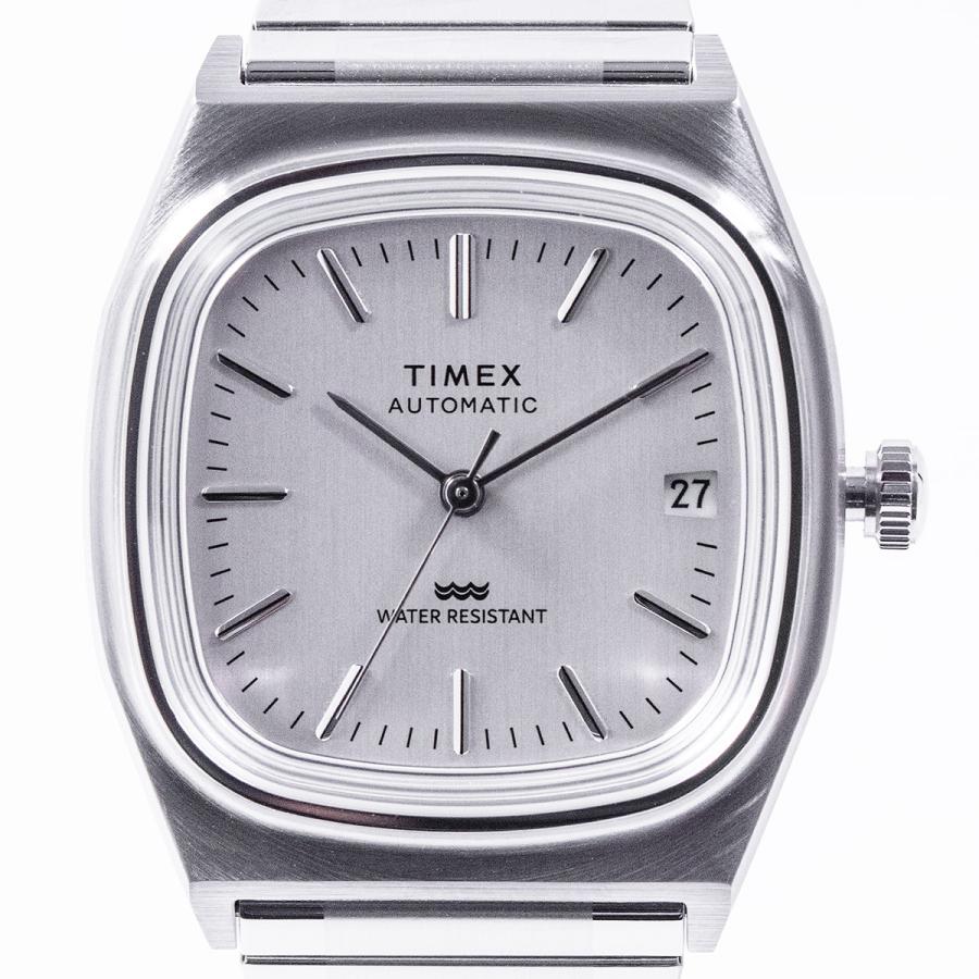 TIMEX タイメックス Q Timex TW2W70800 自動巻き メンズ腕時計 レトロデザイン ステンレス ブラウン管TV風 海外正規品 | TIMEX | 02