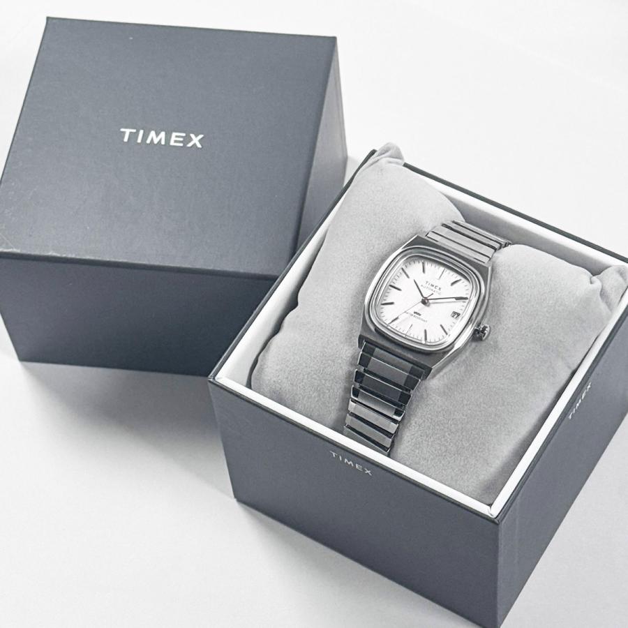 TIMEX タイメックス Q Timex TW2W70800 自動巻き メンズ腕時計 レトロデザイン ステンレス ブラウン管TV風 海外正規品 | TIMEX | 05