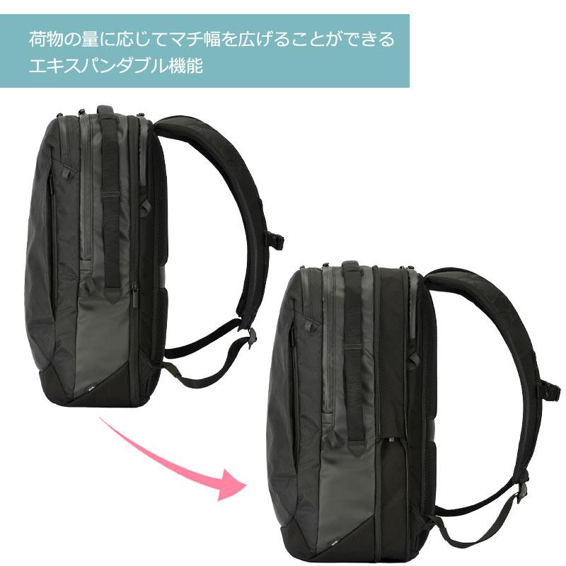 ブラックバックパック ace. GENE LABEL エース ラグレンティスX 20052 X-PAC リュック バック