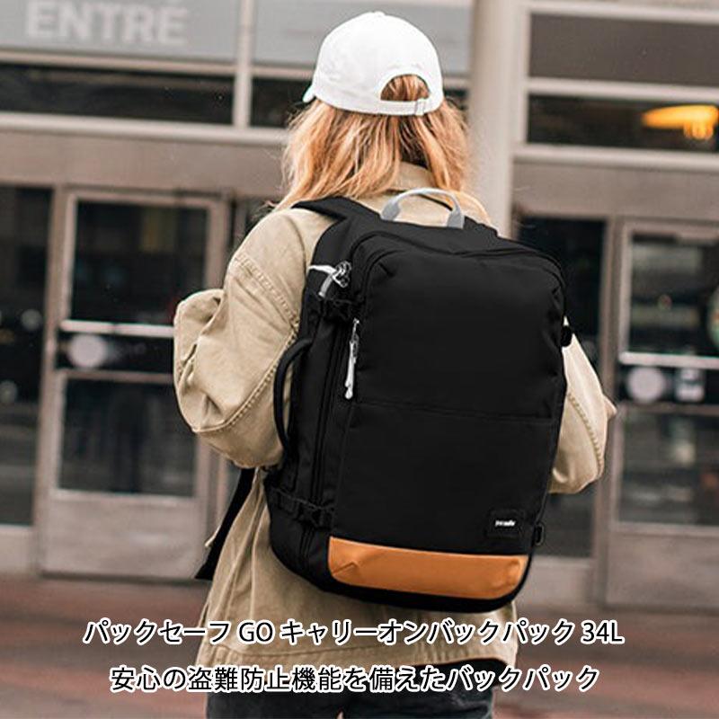 PacSafe パックセーフ GO キャリーオン バックパック 34L