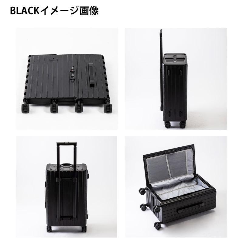 &.FLAT アンドフラット 折り畳めるキャリーケース マットカラー