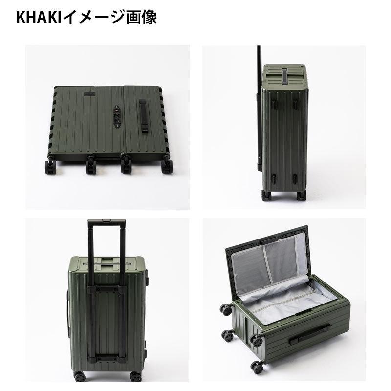 &.FLAT アンドフラット 折り畳めるキャリーケース マットカラー