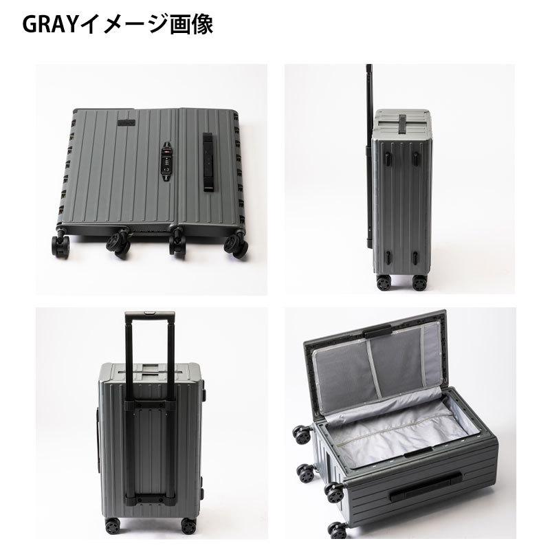 &.FLAT アンドフラット 折り畳めるキャリーケース マットカラー