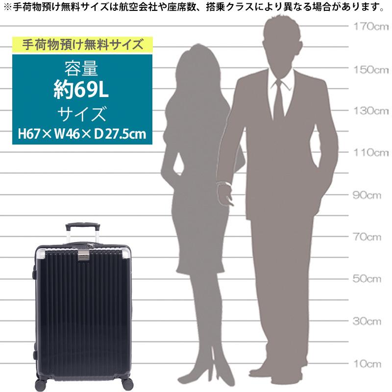 タケオ キクチ TAKEO KIKUCHI スーツケース セッターシルバー SETTERSILVER Mサイズ 69L SET003-69 正規販売の画像