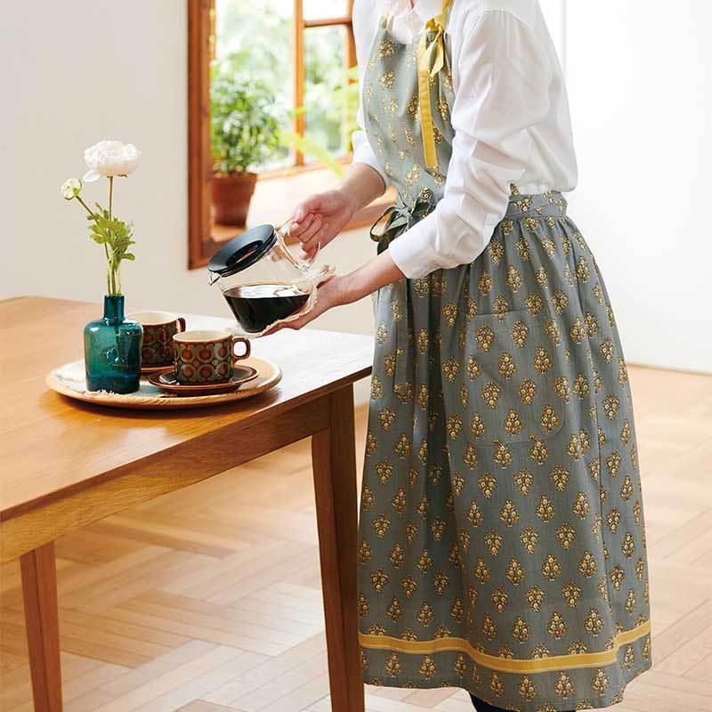 レップ エプロン ラトリエ ジェマ L'atelier REP 綿100％ おしゃれ