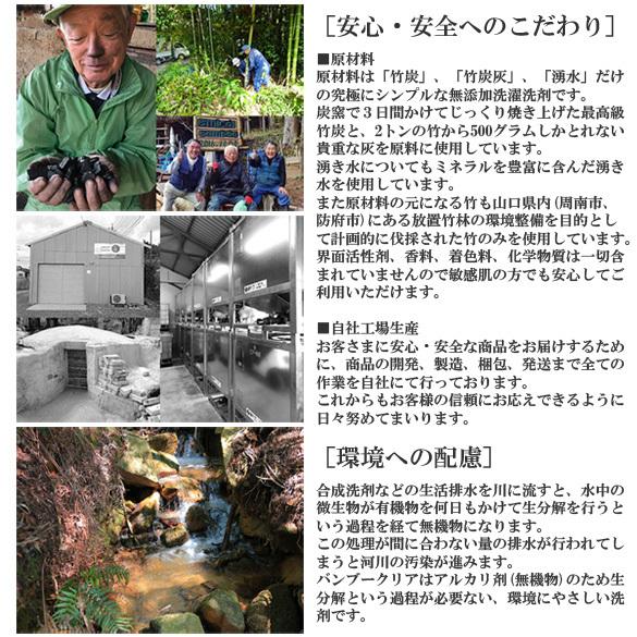 バンブークリア 3L詰替用 竹洗剤 天然成分100％ 無添加 無香料 界面活性剤不使用 赤ちゃんも安心 |  | 08