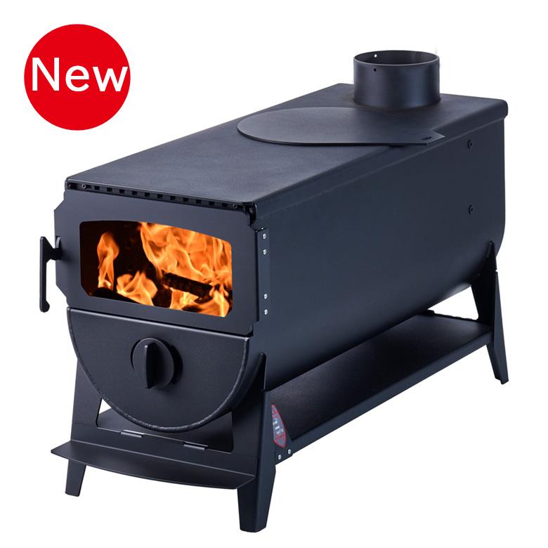 薪　今日か明日限定で プレゼント付／ 無煙 薪ストーブ MD120IVK かまど穴あり モキ製作所