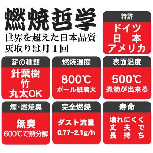 薪ストーブ 無煙かまどストーブ MD70K モキ製作所 MOKI 国産 日本製 ＼耐熱グローブ！プレゼント付／ | モキ製作所 | 06