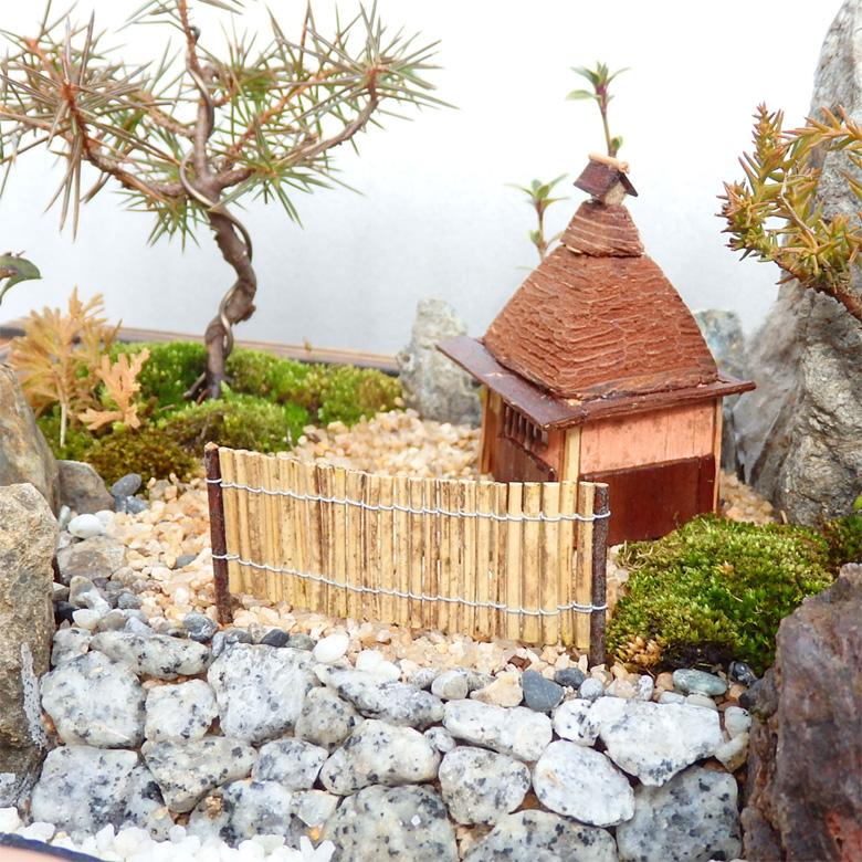 バレンタイン ギフト 苔盆栽 山荘S 癒しのミニ庭園 手作りインテリア 和風 プレゼント 送料無料 |  | 02